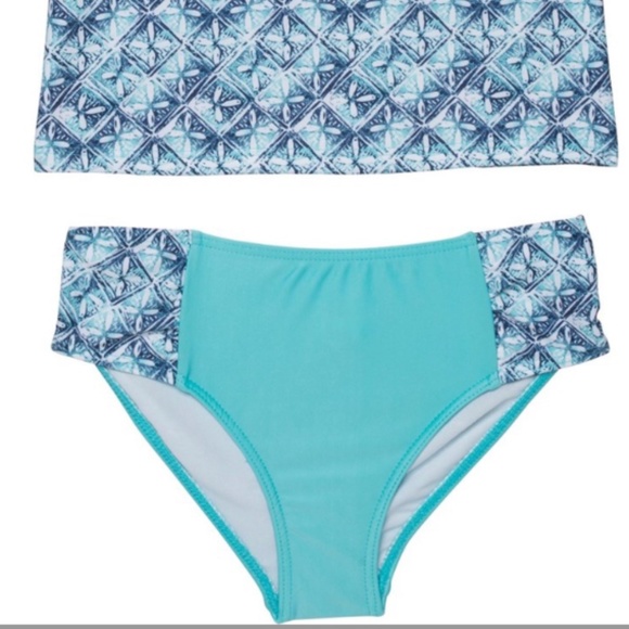 Aqua Et Sol Swim Aqua Et Sol Nwt Swimsuit Set Rash Guard Bikini